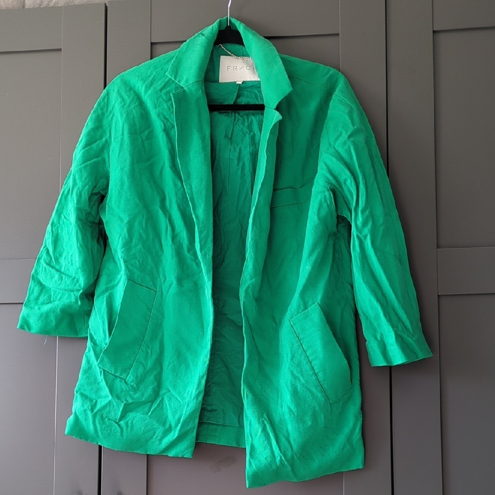 FRNCH 3/4 Sleeve Long Line Blazer